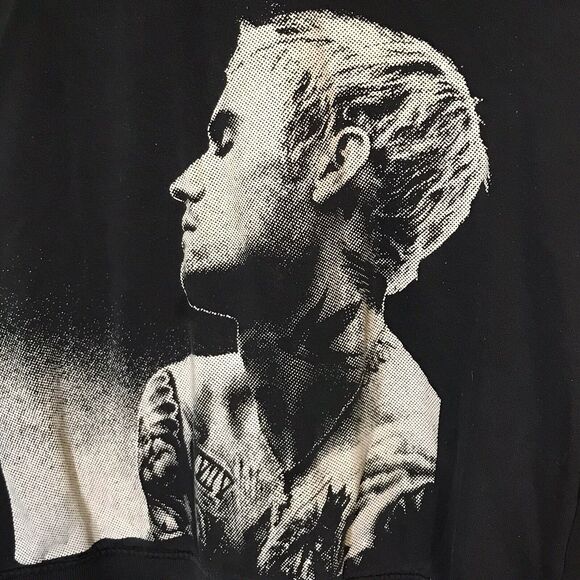 Justin Bieber Changes H&M Divided Black Hoodie Women's Small Long Sleeve Sweater - Picture 2 of 10
